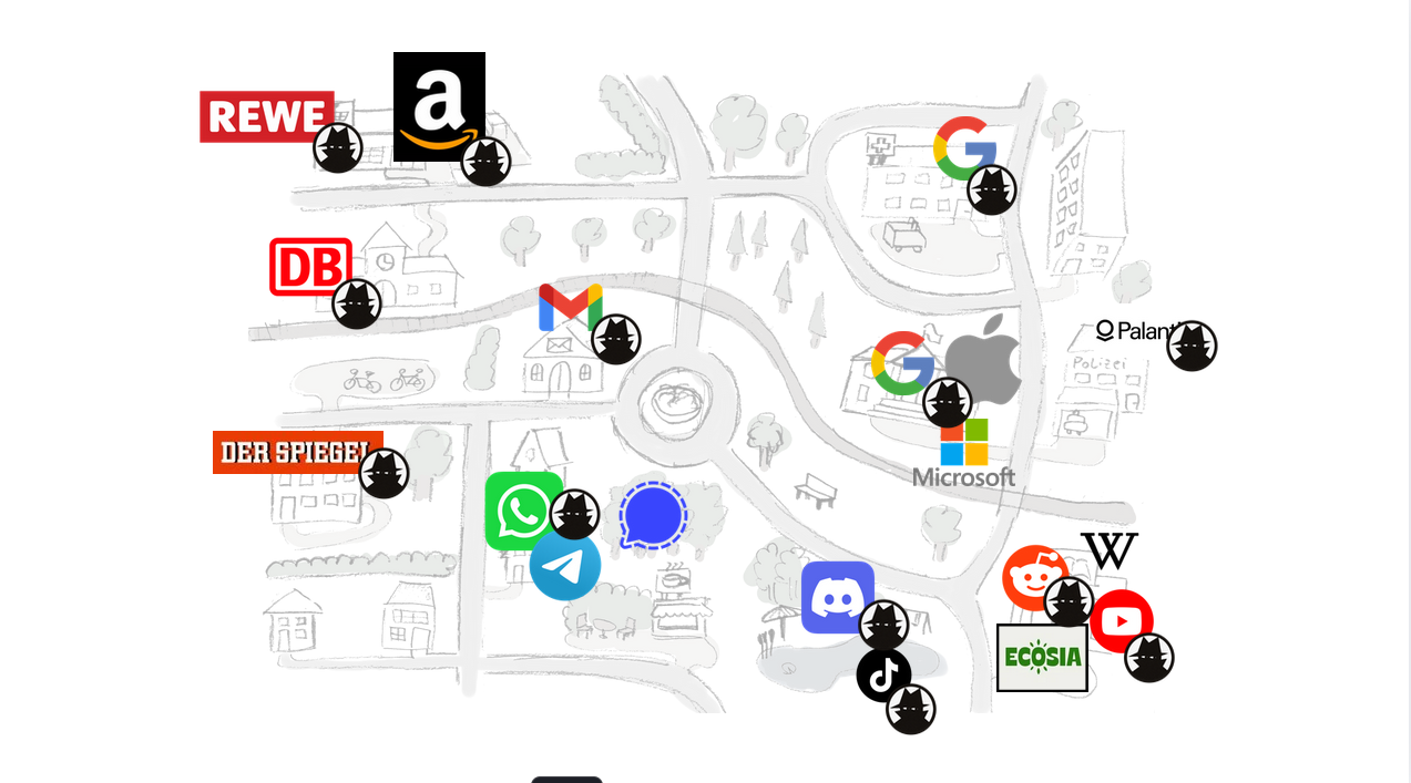 How I turned the analogue village into the digital village with trackers everywhere